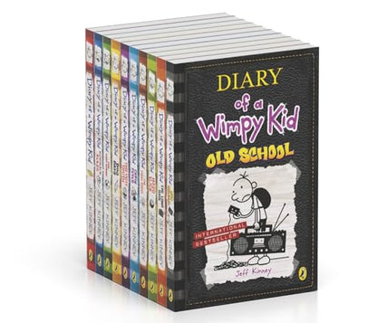 Diary of a Wimpy Kid Boxset: 10 Books Collection (Books 1-10) | #1 International Bestselling Series | 250+ Million Copy Bestseller | Ages 8+ Years