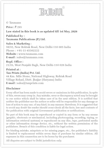 Taxmann's Law Relating to Online Gaming – Section-Wise & Rule-Wise Commentary—with 60+ FAQs | Comparative Tables | Case-Law | Cross-Statute Mapping to the BNS | ITA 1961 & 2026 | NSGA 2025