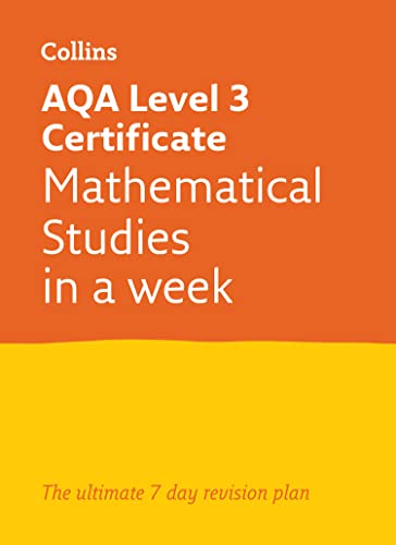 Aqa Level 3 Certificate Mathematical Stu book cover