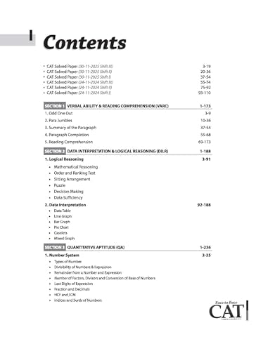 Arihant Face to Face CAT | 27 Years Chapterwise & Topicwise Solved Papers (1999–2025) | Latest CAT PYQs with Detailed Solutions, Trend Analysis & Quick Revision Concepts | English Medium