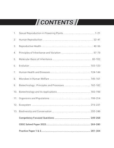 MTG CBSE Class 12 Chapterwise Question Bank Biology For 2027 Board Exam | Based on Latest CBSE Syllabus with 1300+ Questions