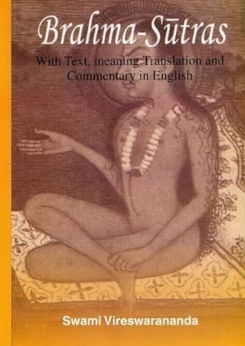 Brahma Sutras : Text with English Translation — Swami Vireswarananda book cover