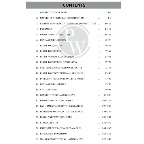 PW Judiciary Constitutional Law of India | Complete Guide For Judicial Service Exam Prep | Case Laws, Legal Maxim, In-Depth Coverage of Key Concepts & Detailed Analysis [Paperback] PW (PW )