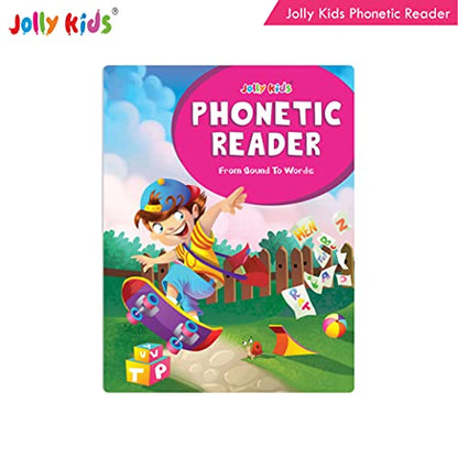 Jolly Kids Phonetic Readers from Sound to Words Book for Kids Ages 3-7 Years| Vowel & Consonants Sound | Sight Words | Learning the Letter Sound | ... Child's First Steps in Reading with Phonics