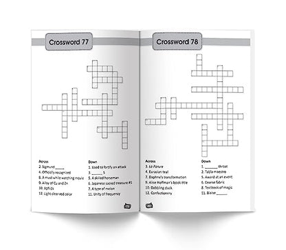 Crossword Puzzles Book 1 For Childrens (Age 8+ Years) | 170+ Engaging Puzzles & Answer | 2000+ English Words | Vocabulary Building | Cognitive & Reasoning Skills | Brain Booster | Paperback Edition