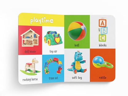 My First 100 Words For Kids | Age 0–5 Years | Vocabulary Building Board Book | Early Learning | Everyday Words | Animals | Food | Toys | Objects | Bright Pictures | Babies & Toddlers | Latest Edition