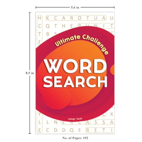 Word Search – Ultimate Challenge: Classic Word Puzzles for Everyone | Boost Focus & Vocabulary | Ages 8+ | 100+ Brain-Teasing Games