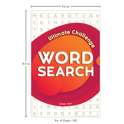 Word Search – Ultimate Challenge: Classic Word Puzzles for Everyone | Boost Focus & Vocabulary | Ages 8+ | 100+ Brain-Teasing Games