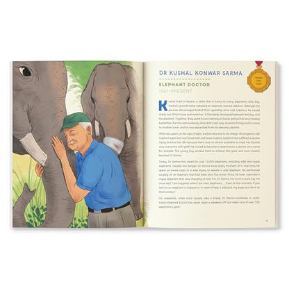 The Padmas: Fifty Stories of Perseverance | Illustrated Biographies of Padma Awardees | A.P.J. Abdul Kalam, Indra Nooyi, Milkha Singh and more | Ages 8+