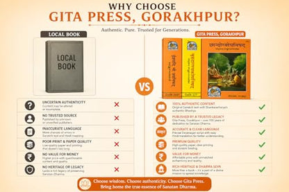 BBT- Geeta Press Combo Of 11 Upnishad (In Set Of 3 Books / Chandogya Upanishad / Ishadi Nau Upanishad / Brihadaranyaka Upanishad / Gita Press Gorakgpur / BRIJ BOOKS TRADERS