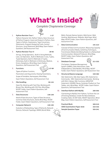 Arihant All in One Computer Science Class 12 for CBSE Exam 2026-27 | NCERT Based Complete Theory, Practice Exercises, CBQs, A-R, Sample Papers & Mind Maps | Revised Edition as per Latest Syllabus