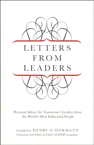 Letters from Leaders: Personal Advice For Tomorrows Leaders From The Worlds Most Influential Peopl book cover