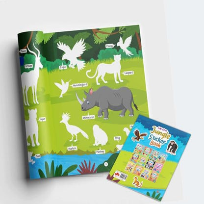 My First Sticker Book - Jungle - Activity Book for Kids - Stickers for Children - Age 3+ Years