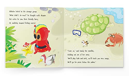 Alabaloo - The Lost Alien | The Always Happy Series | Ages 5+ Years | Illustrated Story Book For Kids | Friendship | Adventure | Moral Story | Imagination Building | Premium Paperback | Latest Edition