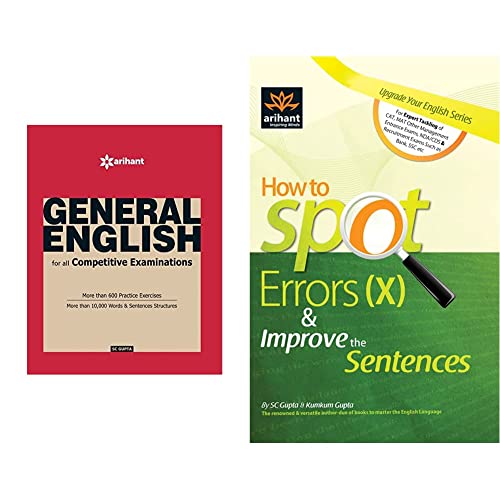 General English for All Competitive Examinations book cover
