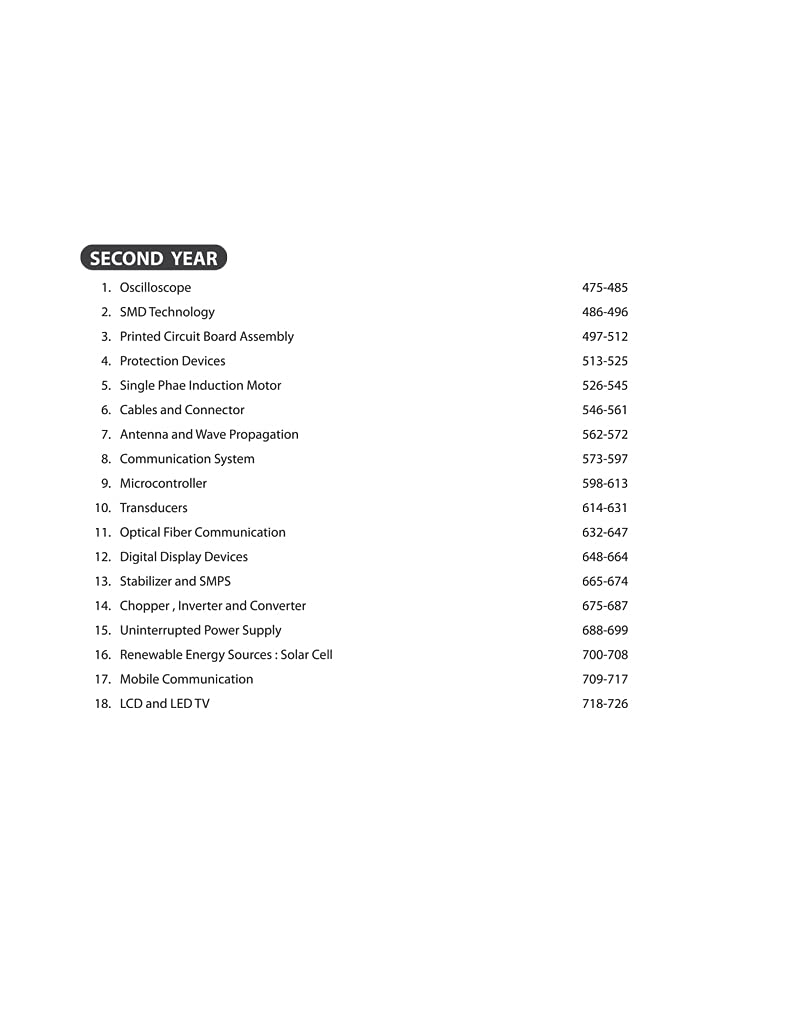 NSQF Level 5 Electronics Mechanic and Consumer Electronics Theory 1 and 2 Year (Old Edition)
