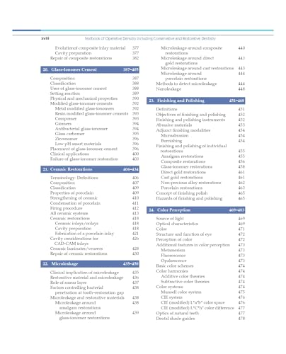 Textbook of Operative Dentistry, Including Conservative and Restorative Dentistry 6/e | (PB - 2026)