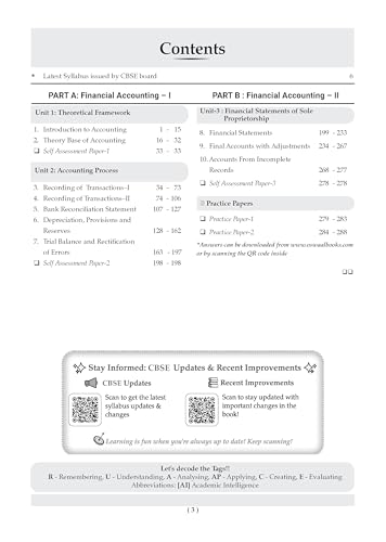 Oswaal CBSE Class 11 Accountancy Question Bank | Chapter & Topic-wise Solved Papers (2017–2026) | Based on Latest Syllabus (April 2026) | Includes 2026 Papers | For 2027 Exam