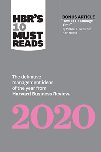 HbrS 10 Must Reads 2020: The Definitive Management book cover