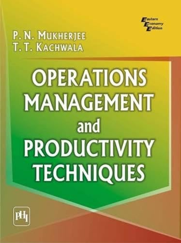 Operations Management and Productivity Techniques book cover