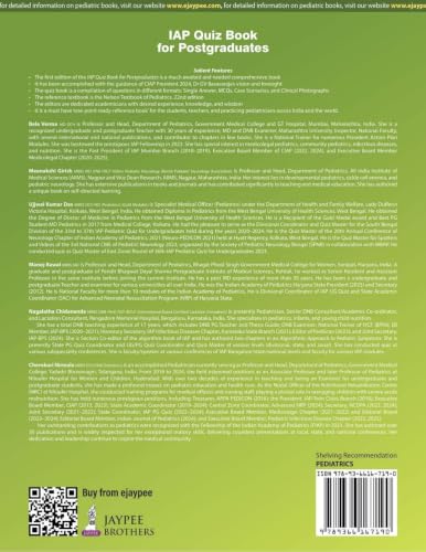 IAP Quiz Book for Postgraduates: Pediatrics MCQs, Case Scenarios and Clinical Photo Questions for MD/DNB Residents | Nelson-Referenced Answers for University, DNB Exams and OSCE: 1