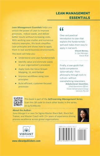 Lean Management Essentials: Beginner's Guide to Lean Thinking, Process Improvement, Waste Reduction, Value Stream Mapping, and Continuous Improvement (Self-Learning Management)