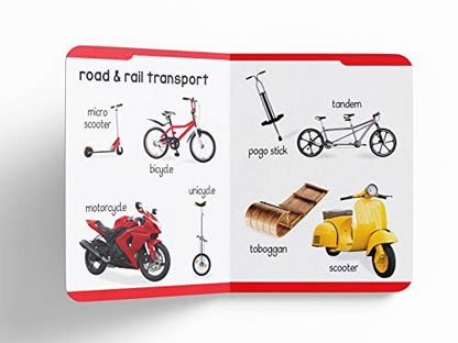 My First Padded Board Book Of Transport For Kids | Ages 0–5 Years | Vocabulary Building | Cars | Trains | Planes | Trucks | Vibrant Images | Visual Learning | Toddlers & Preschoolers | Latest Edition