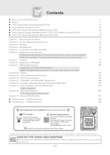 Oswaal NTA CUET (UG) Chapter-wise Solved Papers Question Bank | Mathematics/Applied Mathematics | PYQs (2021–2026) NCERT aligned MCQs | With Solved Paper 2026 | For 2027 Exam | With Oswaal AI