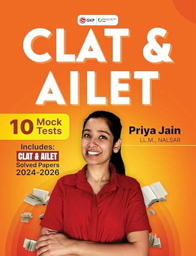 GKP CLAT 2027 Mock Tests Book | 10 Full-Length Practice Papers | CLAT 2024–2026 Fully Solved Question Papers | Law Entrance Exam Preparation Guide