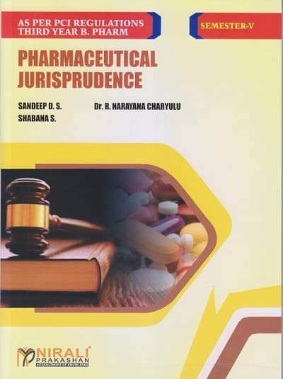 Pharmaceutical Jurisprudence For B.pharm 5th sem
