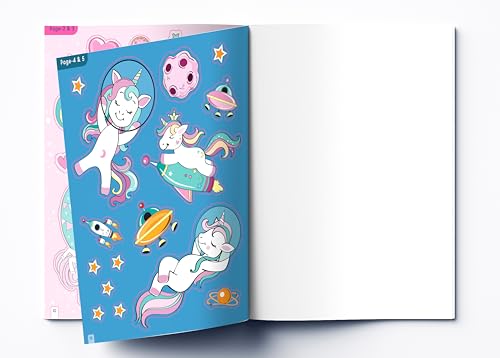 Unicorn Reusable Sticker Book For Children