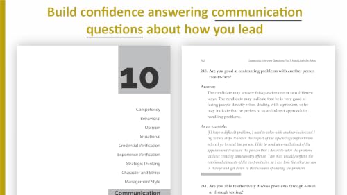 Leadership Interview Questions You’ll Most Likely Be Asked: 250 Real-Life Scenario Questions, Answers for Managers and Executives