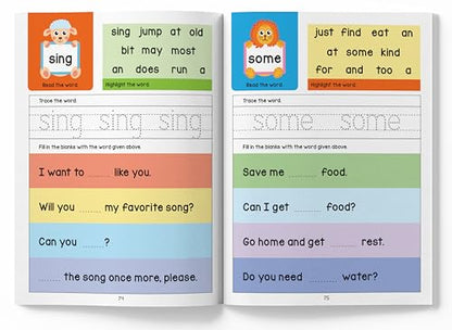 101 Sight Words and Sentences: Activity Book for Children | 400+ Sentences to Read and Practice | Ages 4–7 | Build Early Reading Fluency with Fun Exercises