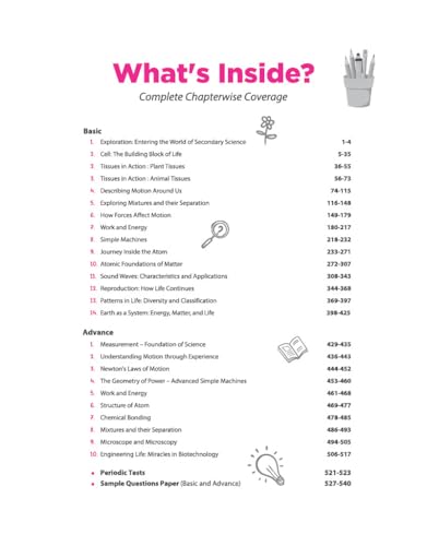 Arihant All in One Science (Exploration) Class 9 for CBSE Exam 2026-27 | NCERT Based Complete Theory, Practice Exercises, CBQs, A-R, Sample Papers & Mind Maps | Revised Edition as per Latest Syllabus
