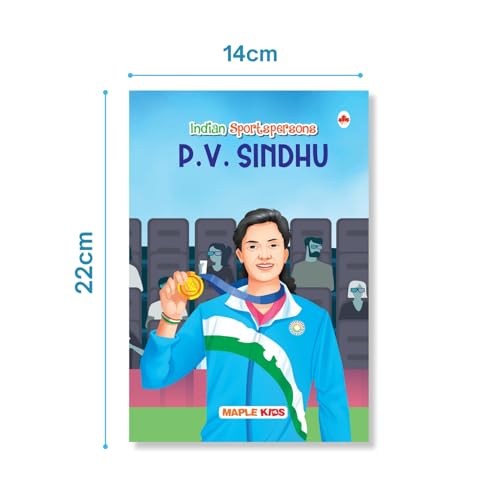 Story Books for Kids - Indian Sportspersons - Men - Women (Illustrated) (Set of 5 books) - Biographies for Children - Age 6 + - Dhyan Chand, Mary Kom, Sachin Tendulkar, Leander Paes, P. V. Sindhu