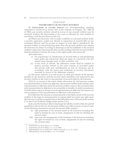 Lawmann's Securitisation and Reconstruction of Financial Assets and Enforcement of Security Interest Act, 2002 | SARFAESI Rules | Bare Act with Comments