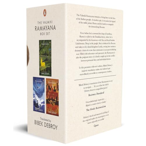 The Valmiki Ramayana: Premium Collectors' Edition | Bibek Debroy Translation of India's Timeless Mythology | The Epic of Lord Rama, Sita, Hanuman and the Battle Against Ravana: 1-3