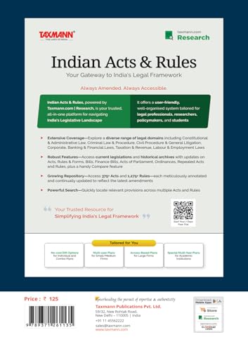 Taxmann's Indian Trusts Act 1882 [Bare Act with Section Notes] – Indispensable Reference—Featuring the Complete Updated Text | Detailed Section Notes | Judicial Commentary | Pre-amendment Insights