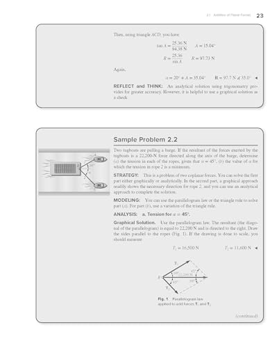 Vector Mechanics For Engineers: Statics And Dynamics