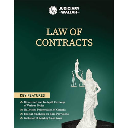 PW Judiciary Law of Contracts | Complete Guide For Judicial Service Exam Prep | Case Laws, Legal Maxim, In-Depth Coverage of Key Concepts & Detailed Analysis For Aspiring Judges [Paperback] PW (PW )
