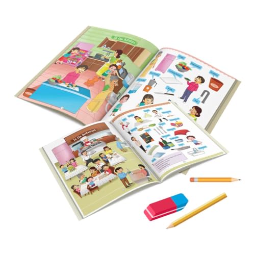 Picture Talk and Conversation Book for Kids (Colourful Pictures) - Age 2-6 Years - Good for Pre-schoolers, Toddlers