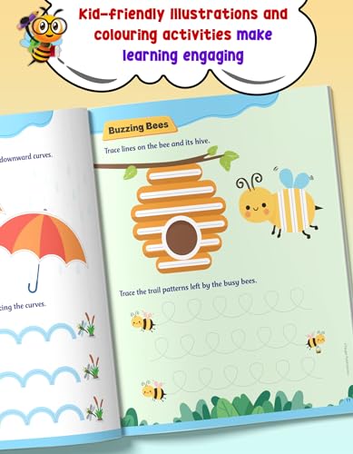 Tracing Books for Kids - 101 Pencil Control Activity Book | Early Learning Tracing Lines & Pattern Writing Activities | Age 2+ Years