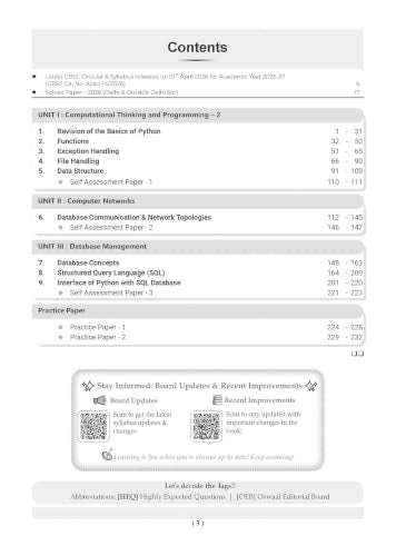 Oswaal CBSE Class 12 Computer Science Question Bank | Chapter & Topic-wise Solved Papers (2017–2026) | Based on Latest Syllabus (April 2026) | Includes 2026 Papers | For 2027 Exam