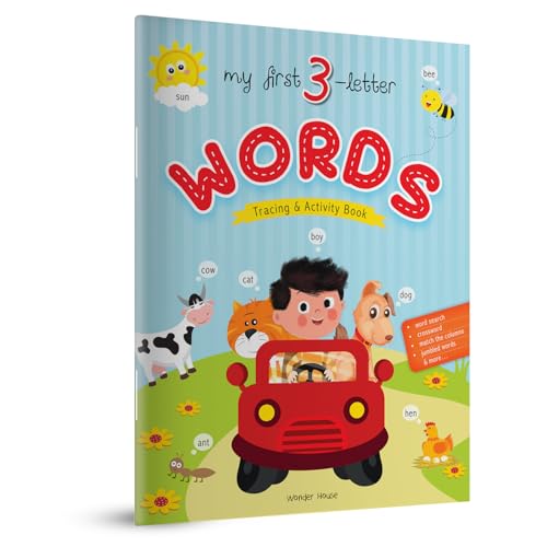 My First 3-Letter Words: Tracing and Activity Book for Kids | Learn to Read, Write & Recognize Words | Ages 3–5 | Early Literacy Made Fun