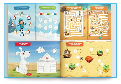 Activity Book for 5 Year Old | Best Selling 1001 Brain Booster Books for 5+ Year Old Children | Kids Activity Book - Puzzles, Mazes, Colouring, Dot-To-Dot, Matching, Seek & Find, Spot the Difference