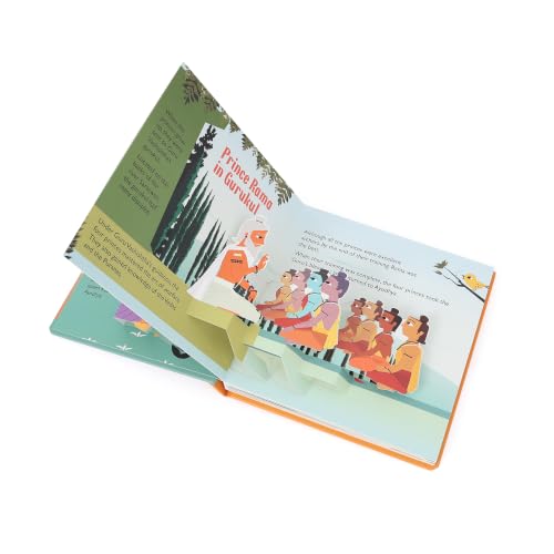 Pop Up The Ramayana Book for Kids: Little Heroes of the Ramayana | Tale of Rama and Ravana | Explore the Timeless Epic Tale in 3D | Pages of Legends & ... | Best Mythology Pop Up Book for Children
