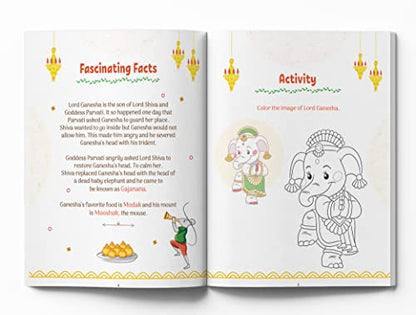 Shlokas And Mantras | Activity Book For Kids | Age 4–8 Years | Spiritual Learning | Sanskrit Verses With Meaning | Colourful Pages & Stickers | Engaging Activities | Premium Paperback | Latest Edition