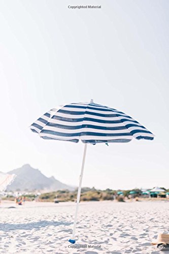 A Charming Blue and White Striped Beach Umbrella Vacation Journal: Lined Notebook/Diary by Createspace Independent Pub book cover