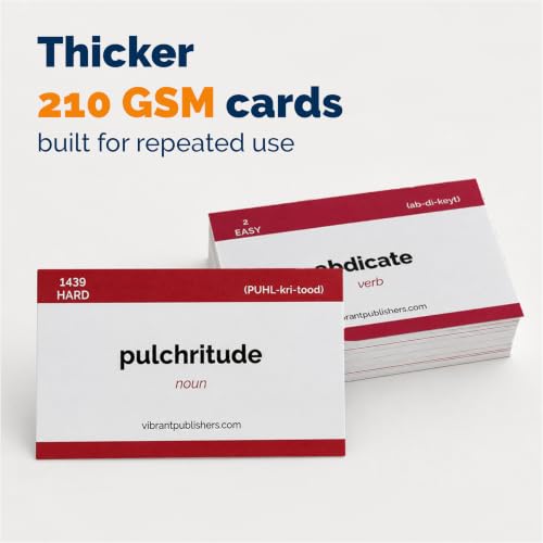 1500 VOCABULARY FLASH CARDS for GRE GMAT TOEFL SAT IELTS CAT - HIGH QUALITY Flashcards + Online Flash Cards + 50 Online Exercises