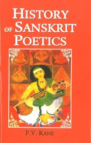 History of Sanskrit Poetics book cover